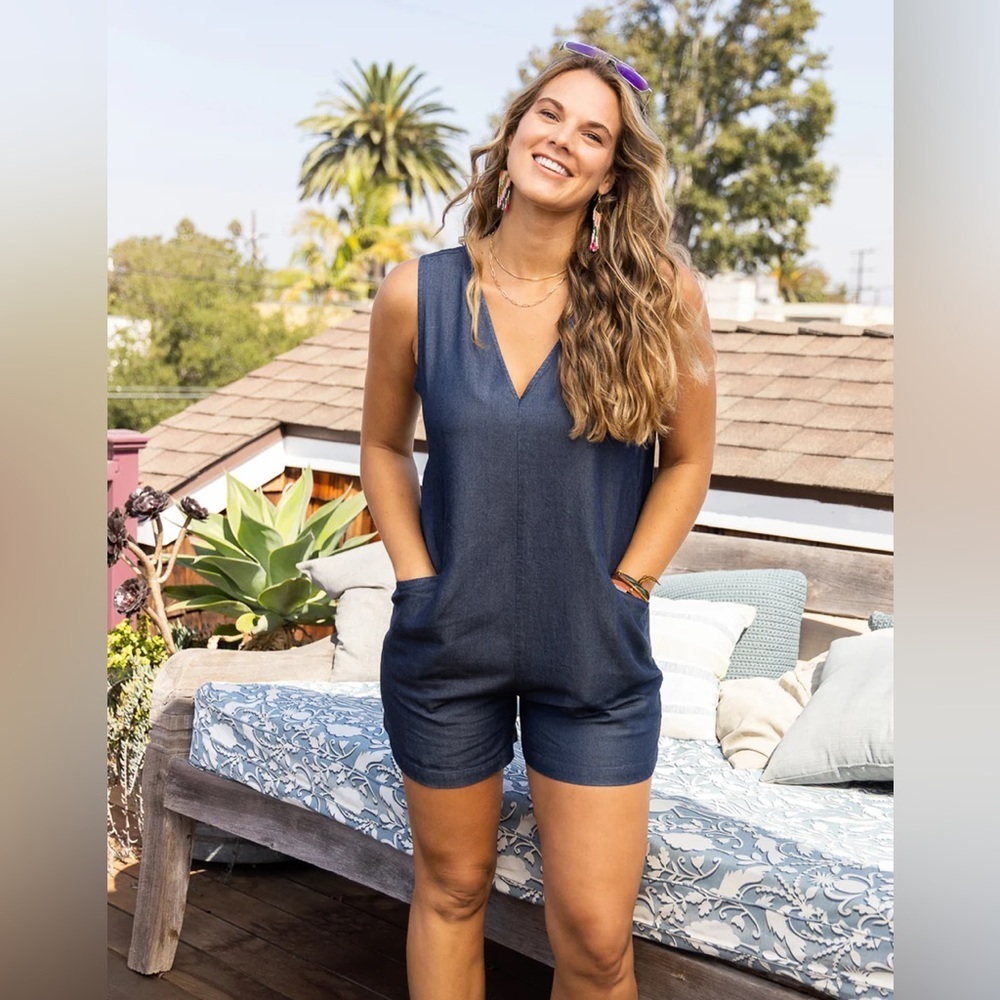 Carve Designs Giselle Romper Sz S NEW